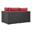 sectional sofa bed Modway Furniture Sofa Sectionals Canvas Red