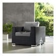 designer arm chair Modway Furniture Sofa Sectionals Chairs Canvas Gray