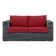 large white leather sectional Modway Furniture Sofa Sectionals Canvas Red