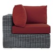 lawn couch cushions Modway Furniture Sofa Sectionals Canvas Red