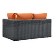 grey sleeper sofa Modway Furniture Sofa Sectionals Canvas Tuscan