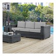 best rated leather sectionals Modway Furniture Sofa Sectionals Canvas Gray