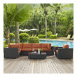 3pc patio bistro set Modway Furniture Sofa Sectionals Canvas Tuscan
