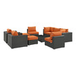 ikea outdoor sectional sofa Modway Furniture Sofa Sectionals Canvas Tuscan
