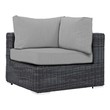 outdoor cover for l shaped couch Modway Furniture Sofa Sectionals Canvas Gray