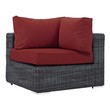patio sectional conversation sets Modway Furniture Sofa Sectionals Canvas Red