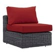 garden metal corner sofa Modway Furniture Sofa Sectionals Canvas Red
