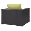 black decorative chair Modway Furniture Sofa Sectionals Espresso Peridot