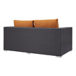 circle sofa Modway Furniture Sofa Sectionals Espresso Orange