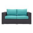 red leather sectional ashley furniture Modway Furniture Sofa Sectionals Espresso Turquoise