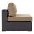 black and grey patio furniture Modway Furniture Sofa Sectionals Espresso Mocha