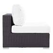 white outdoor seat Modway Furniture Sofa Sectionals Espresso White