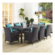 trendy dining table set Modway Furniture Bar and Dining Espresso