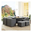 dining room for sale near me Modway Furniture Bar and Dining Dining Room Sets Canvas Gray