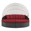 garden furniture sale reclining chairs Modway Furniture Daybeds and Lounges Canvas Red
