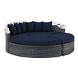 outdoor pool lounge furniture Modway Furniture Daybeds and Lounges Canvas Navy