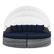 outdoor pool lounge furniture Modway Furniture Daybeds and Lounges Canvas Navy
