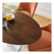 marble dining table Modway Furniture Bar and Dining Tables Walnut
