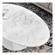 white coffee table decor Modway Furniture Tables White