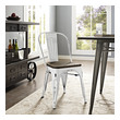 comfortable dining table and chairs Modway Furniture Dining Chairs White