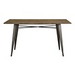 round wood dining table set Modway Furniture Bar and Dining Tables Brown