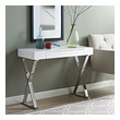 corner table ideas Modway Furniture Decor Accent Tables White
