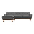 sectional sofas near me for sale Modway Furniture Sofas and Armchairs Gray