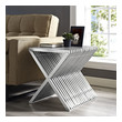 small low side table Modway Furniture Tables Silver