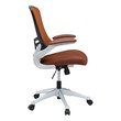 brown rolling chair Modway Furniture Office Chairs Tan