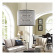 crystal ceiling lamp Modway Furniture Ceiling Lamps Brown