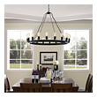 fan chandelier light Modway Furniture Ceiling Lamps Brown