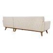 cool sectional couches Modway Furniture Sofas and Armchairs Beige