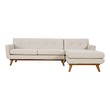 cool sectional couches Modway Furniture Sofas and Armchairs Beige