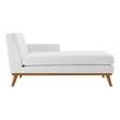 large brown sectional couch Modway Furniture Sofas and Armchairs White
