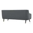 dark green sectional Modway Furniture Sofas and Armchairs Gray