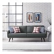 dark green sectional Modway Furniture Sofas and Armchairs Gray