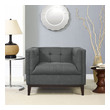 living accent chairs Modway Furniture Sofas and Armchairs Chairs Gray