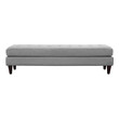 grey and navy accent chair Modway Furniture Benches and Stools Light Gray