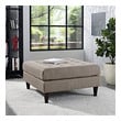 tufted ottoman gray Modway Furniture Benches and Stools Granite