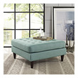 leather bench ottoman with storage Modway Furniture Benches and Stools Laguna
