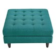 cushion box bench Modway Furniture Benches and Stools Teal