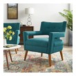 unique modern accent chairs Modway Furniture Sofas and Armchairs Teal