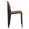 dining arm chairs set of 2 Modway Furniture Dining Chairs Walnut Black