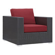patio gray Modway Furniture Sofa Sectionals Espresso Red