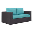 patio swivel chair Modway Furniture Sofa Sectionals Espresso Turquoise