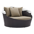 backyard garden furniture Modway Furniture Daybeds and Lounges Espresso Mocha