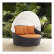 discount patio furniture Modway Furniture Daybeds and Lounges Espresso Orange
