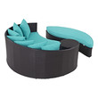 teak table for sale Modway Furniture Daybeds and Lounges Espresso Turquoise
