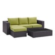 l shape sofa cover outdoor Modway Furniture Sofa Sectionals Espresso Peridot