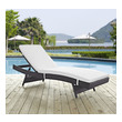 outdoor small sectional couch Modway Furniture Daybeds and Lounges Outdoor Sofas and Sectionals Espresso White